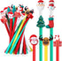 Zonon 36 Pieces Christmas Gel Ink Pen Set, Novelty Rollerball Pens with Christmas Characters