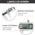 Digital Caliper Measuring Tool, 6 Inch with Large LCD Screen for Easy Switching Between Inch, Millimeter, and Fraction