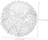 Hemobllo Ball Glass Lampshade Replacement for Pendant Lights Stylish Wire Design Easy to Install for Chandeliers