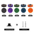 46 2 Inch 1/4" HOMO FABER PCS Quick Change Strip Discs Multi-Color Kit - Paint & Rust Removal Wheel for Die
