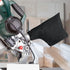 Black Dust Collection Bag for Miter Saw 255 Model, Zipper and Wired Adjustable Stand