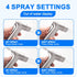 Brushed Nickel Handheld Bidet Sprayer, Muslim Shower Bidet Attachment, Cloth Diaper Toilet Sprayer, Jet Spray