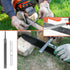 AUNMAS 2pcs Steel Flat File Set, Universal Chainsaw Sharpening Tool Kit with Chain Saw Depth Gauge