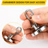 DIYMAG Magnetic Hooks, 150LBS Heavy Duty Neodymium Magnet Hooks with Swivel Carabiner, Pack of 4