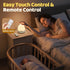 COOLNIGHT Kids,10 Brightness+10 Nursery,Touch+Remote+3600mAh 1h Baby Night Light for Colors Egg Light for Rechargeable