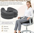 Tailbone, TushGuard Ergonomic Donut Pillow Seat Cushion with Raised Rear Support, Large Memory Foam Cushion