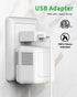 Dimmable Counter 2pcs 12 Inch, 6000K Closet Plug-in Under Cabinet Lighting, Lights for Kitchen, Cold White Linkable USB