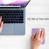 Small Rectangular Mouse Pad, Portable Waterproof Mini Mouse Pad with Non-Slip Glue Base, Purple 5X6 inches