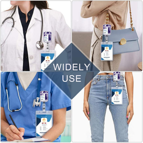 Bydevia 24 Sani Wipes Badge Reel Retractable for Nurse Nursing RN CNA LPN Doctor & Medical Worker | Funny Nurse Badge