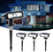 Toodour Solar Spot Light Outdoor, 4 Pack Solar Lights Outdoor with 2