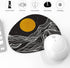 Premium-Textured Oval Mouse Pad, 8.7" x 7.1", Thick 3mm Anti-Slip Waterproof Rubber Mat, Cute Design
