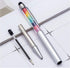 Gullor 2 in 1 Bling Diamond Retractable Ballpoint Pen with Screen Touch Pen for Tablets and Phones, 12 Pack