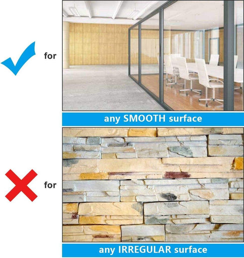 White Board Sticker - Dry Eraser Paper for Wall, Upgrade PET-No Ghost, 1.45 x 11 ft, Self Adhesive