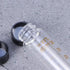 8 Pcs Graduated Glass Test Tubes with Screw Caps - 10ml, 15ml, 20ml, 30ml