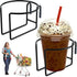 Pinsit 2Pack Shopping Cart Cup Holder, Rolling Cart Accessories, Portable Reusable Cup Holder