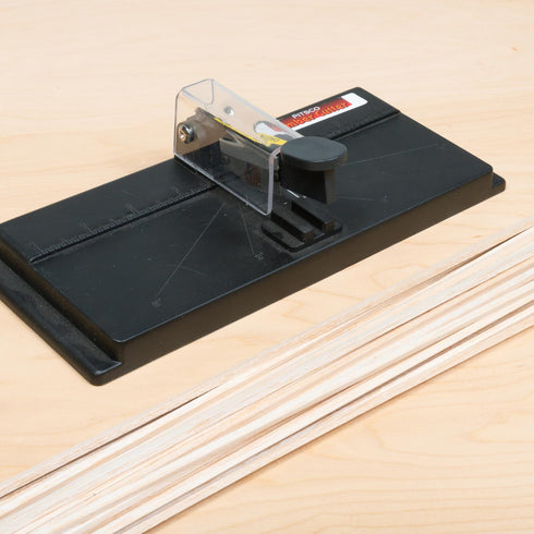 Timber Cutter for Precise Horizontal and Angular Cuts, Ideal for Model Bridges, Towers, Airplanes, Includes Replacement