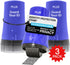Guard Your ID Confidential Security Roller Set Advanced 2.0 for Identity Theft Protection (Regular 3-Pack, Blue)