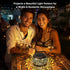 2 Pack 2 Solar Lanterns Waterproof Outdoor Decor: Hollow Out Retro Metal Solar Lights - Unique Gardening Gifts