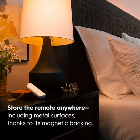 Cync Dimmer Bulbs GE Bluetooth Enabled, Battery Powered Remote for Smart Plug, Smart Light and Switch, Single-Touch