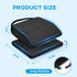 CRAURU Memory Foam Post Hip Surgery Cushion Adjustable Height Hip Replacement Recovery Cushion with Non Slip Bottom
