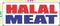 SuperSigns Halal Meat 2x5 Banner Sign