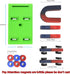 EUDAX Labs Junior Science Magnet Set for Education Science Experiment Tools Including Bar/Ring/Horseshoe/Compass Magnets