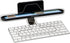 Mind Reader Over Keyboard Shelf, Desktop Organizer and Phone Holder, 13" L x 2" W x 3.5" H, Black