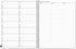BookFactory Big Black Address Book - 100 Pages, 8.5'' x 11'', Wire-O (LOG-100-7CW-PP-(AddressBB))