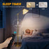 Dimmable Remote Floor Lamp for Living Room and Bedroom - Modern Tall Standing Lamps with Led Blub and Light - Gold Arc