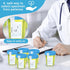 Geiserailie 100 Pack Disposable Urine Cups with Lids, 4 oz Specimen Containers with Tamper Evident Seal