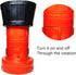 Fire Hose Nozzle Spray Jet Fog Thermoplastic Fire Equipment (2" NPSH/NPT)