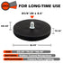 60lb D1/4-20 2Pack ULIBERMAGNET Magnetic Tripod Head Base with Male Thread , Soft Rubber, Magnetic Mounting for Action