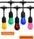 25 Pack S14 Bulb 2 Bulbs E26 Bulbs(Red Colored LED Light Watt Multi-Color String Light Plastic Shatterproof Base LED
