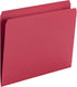 Smead File Folder, Straight-Cut Tab, Letter Size, Red, 100 per Box (10943)