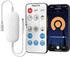 PAUTIX 2-Way RF WiFi Smart Remote Dimmer for Single Color LED Strip Lights,Work