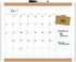 U Brands PinIt Combination Dry Erase Board with White Frame, Office Supplies, Includes Marker and Magnet, 16” x 20”