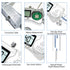Digital Caliper, 6 Inch Measuring Tool, IP54 Waterproof, Large LCD Screen, Electronic Micrometer