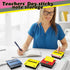 6 Eaasty Pcs Teacher Appreciation Gifts Pencil Crayon Pop up Sticky Note Dispenser Composition Notebook Sticky Note