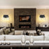 Fixtures,2-Light Vanity Lighting Bathroom Lights Over Mirror,Modern Sconces Wall Lighting with Clear Glass Shade,Light