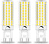 3 Pack G9 Bulb 8W 120 Volt Dimmable Replacement 80 Watt JCD