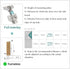 1 Pack with Hinges, Soft Close for Toy Boxes,Heavy Duty Lid Support Chest Hinges for Wooden Toy Box, Cedar, Storage