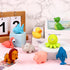 9 PCS Nurse Flashlight Keychain Set with Animal Designs: Dolphin, Lion, Flamingo, Dinosaur, Shark, Rhino, Octopus,
