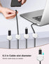 KaiTuoZhe 12Pack Magnetic Cable Clips - Cord Holder - Cord Organizer for Desk - Magnetic Cord Organizer, Adhesive Wire
