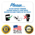 12x18 Inches, .063 Please Do Not Deposit Feminine Products Baby Wipes Diapers in Toilet Sign, Rust Free Aluminum, Fade