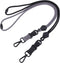 Wisdompro 2 Pack of 23 inch Durable Round Cord Heavy Duty Lanyard with Breakaway Buckle for ID Card and Keys