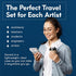 MozArt Mechanical Pencil Set with Case, 4 Sizes: 0.3, 0.5, 0.7 & 0.9mm, 30 HB Lead Refills