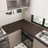 24"118" JSEVEM Dark Brown Black Walnut Wood Wallpaper Peel and Stick Waterproof Darker Brown Walnut Wood Grain Contact