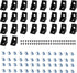 26pcs 2020 Corner Bracket Connector Aluminum Extrusion Hardware with T Nuts and Screws for 8020 Profile
