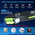 COSOOS Original 2 Rechargeable Headlamps, Bright LED Flashlight 1000 Lumen with Motion Sensor for Camping, Hiking