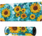 Modern Abstract Art Sunflowers Gaming Mouse Pad, XXL Large Desk Mouse Pad with Stitched Edges, Waterproof